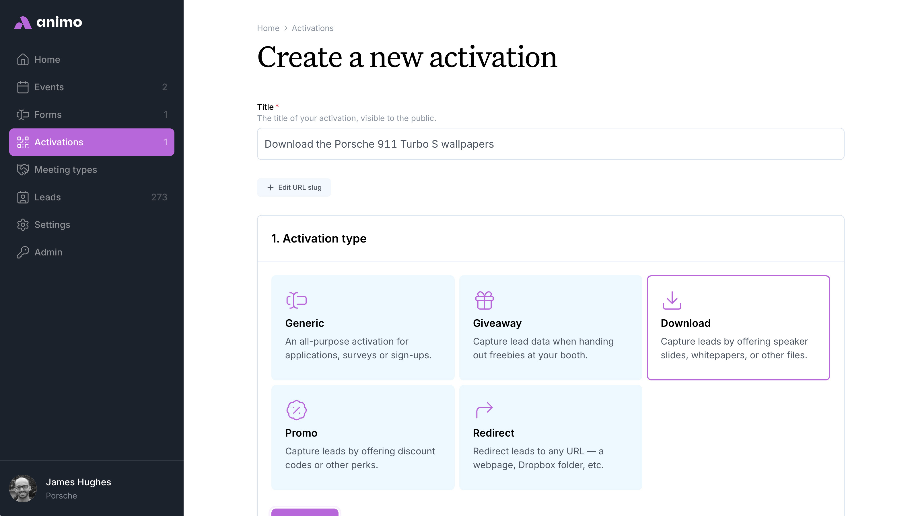 Collect leads with Activations
