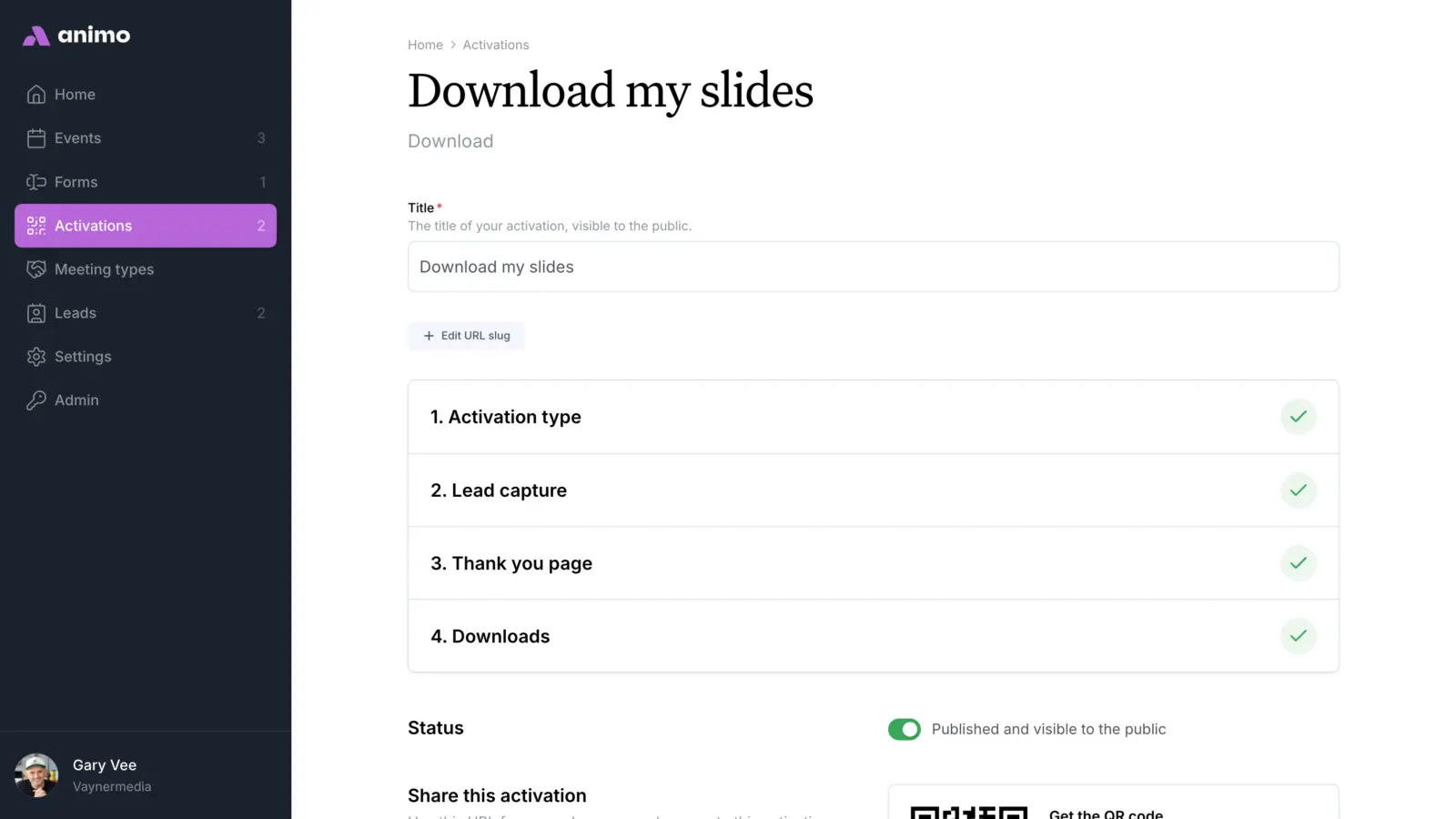 Activations & engagement